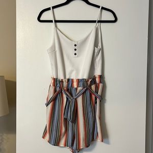 Medium sleeveless romper